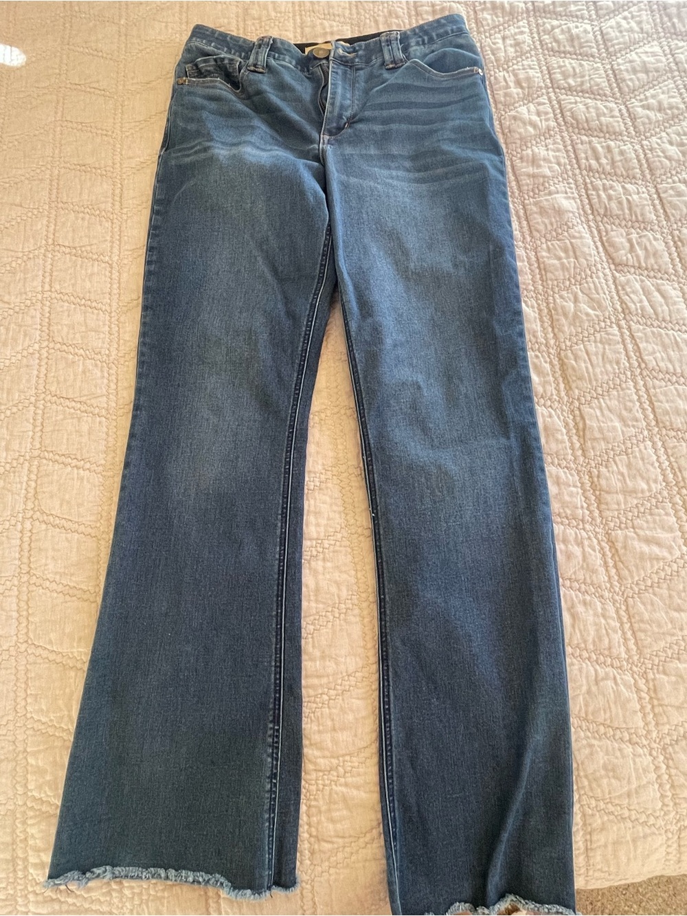 Democracy Women's Medium Dark Blue Flare Jeans